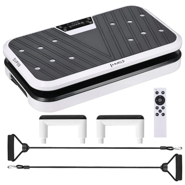 Вібраційна платформа HMS з упорами для віджимань та гумовими еспандерами SVP09 (5908261688393) - зображення 2