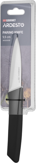 Кухонный нож для овощей ARDESTO Gemini Gourmet 9.5 см Черный (AR2035SB) - изображение 3