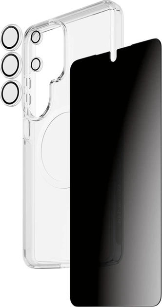Захисний набір Panzer Glass 3-in-1 Privacy Bundle для Samsung Galaxy S26 Ultra Transparent (CR71355) - зображення 3
