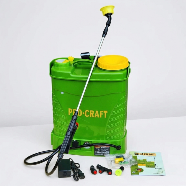 Обприскувач акумуляторний Procraft AS-12 (0 00012) - Фото 2 Обприскувач акумуляторний Procraft AS-12 (0 00012) - изображение 2