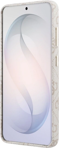 Etui plecki Guess 4G Rhinestone Round Logo MagSafe do Samsung Galaxy S26 Plus Pink (3666339613372) - obraz 5