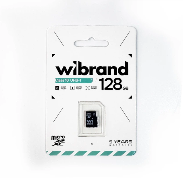 Карта памяти microSDXC (UHS-1) Wibrand 128Gb class 10 (WICDHU1/128GB) - Фото 4 Карта памяти microSDXC (UHS-1) Wibrand 128Gb class 10 (WICDHU1/128GB) - изображение 4