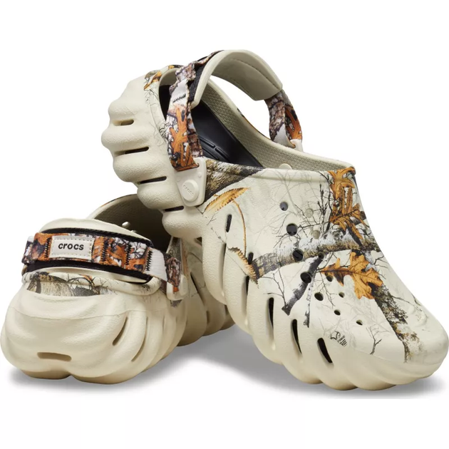 Сабо Crocs Echo Clog Realtree Edge Camo Bone - 39р. (Стопа 24.9-25.6см) - Фото 2 Сабо Crocs Echo Clog Realtree Edge Camo Bone - 39р. (Стопа 24.9-25.6см) - зображення 2