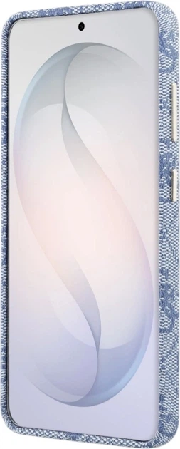 Etui plecki Guess 4G Script MagSafe do Samsung Galaxy S26 Blue (3666339613037) - obraz 5