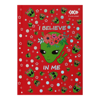 Блокнот ZiBi KIDS Line А6 тв. пал. 64арк. UFO 12720-05 червоний /ZB.12720-05/ - Фото 1 Блокнот ZiBi KIDS Line А6 тв. пал. 64арк. UFO 12720-05 червоний /ZB.12720-05/ - изображение 1