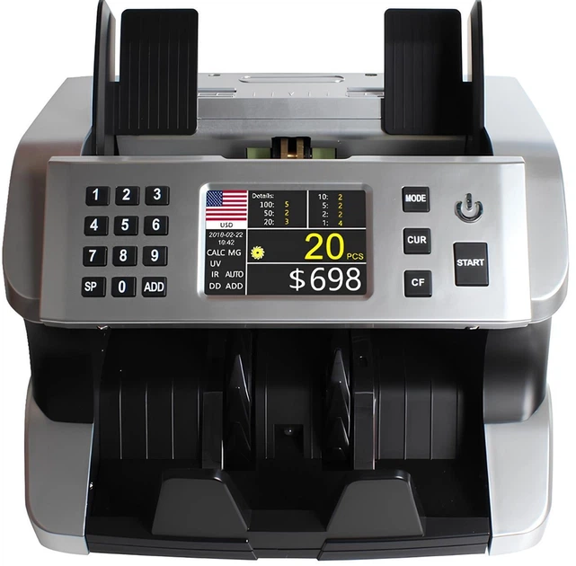 Мультивалютный сортировщик купюр Native NV-520 - UV детекция и фасовка, Контроль сдвоенности и размера, Выносной дисплей - Фото 1 Мультивалютный сортировщик купюр Native NV-520 - UV детекция и фасовка, Контроль сдвоенности и размера, Выносной дисплей - изображение 1