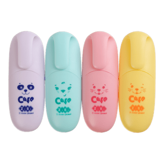 Набір маркерів текстових 4кол. ZiBi 2701 CUTE пастельні, mini /ZB.2701/ - изображение 2
