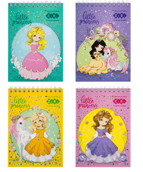 Блокнот ZiBi KIDS Line А6 на гориз. спір. 40арк. PRINCESS 12155 (20) /ZB.12155/ - Фото 2 Блокнот ZiBi KIDS Line А6 на гориз. спір. 40арк. PRINCESS 12155 (20) /ZB.12155/ - изображение 2