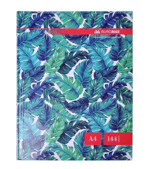 Книжка канц. тв.пал. А4 144арк # офс. BUROMAX 24419102-06 Floristica, бірюзова /BM.24419102-06/ - Фото 1 Книжка канц. тв.пал. А4 144арк # офс. BUROMAX 24419102-06 Floristica, бірюзова /BM.24419102-06/ - зображення 1