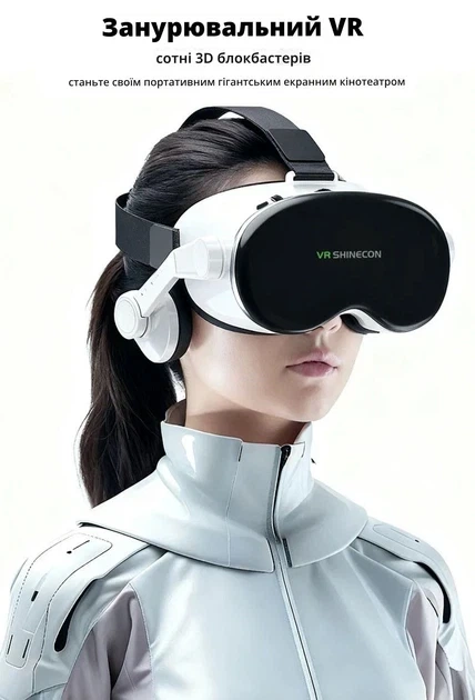 VR очки с геймпадом VR LUX PRO SHINECON G18EB – комплект виртуальной реальности с Bluetooth-контроллером Mocute 052 - Фото 7 VR очки с геймпадом VR LUX PRO SHINECON G18EB – комплект виртуальной реальности с Bluetooth-контроллером Mocute 052 - изображение 7