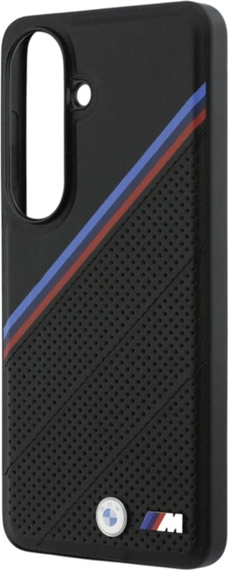 Etui BMW Tricolor Metal Logo MagSafe do Samsung Galaxy S26 Black (BMHMS26S25PCSPEK) - obraz 6