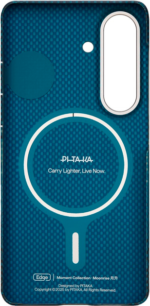 Etui Pitaka Edge Moonrise MagSafe do Samsung Galaxy S26 Blue (0741654367919) - obraz 4