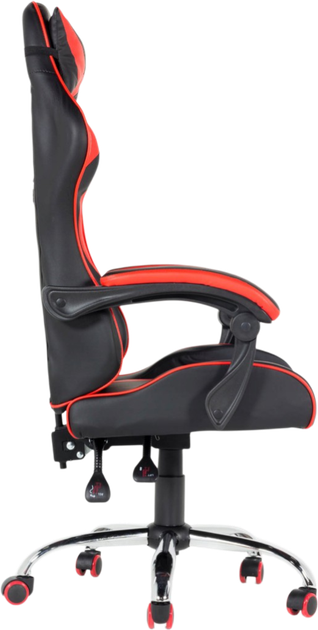Геймерське крісло Meven Gamer Чорно-червоне (5900607538416) - зображення 4