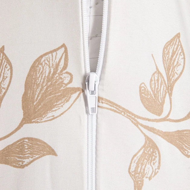 Komplet pościeli Homla Elena Poszewka na kołdrę 160 x 200 cm + 2 poszewki na poduszki 70 x 80 cm z mikrofibry w kwiaty beżowy (5906496755569) - obraz 3