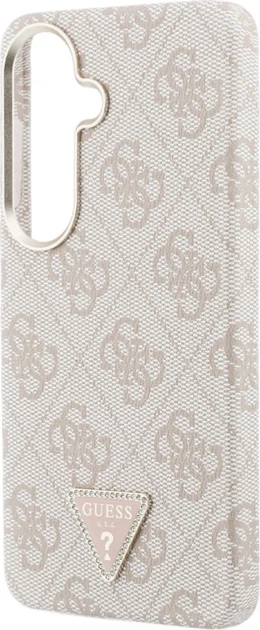 Панель Guess 4G Triangle Logo MagSafe для Samsung Galaxy S26 Pink (3666339613488) - зображення 6