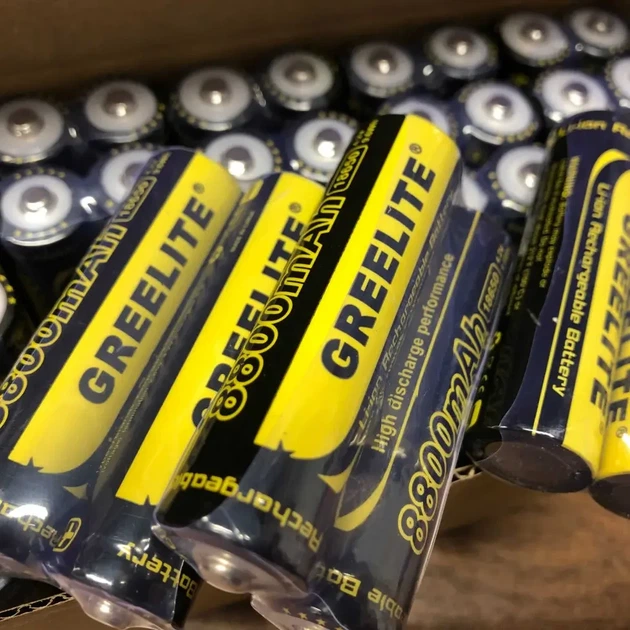 Літієвий Li-Ion акумулятор BATTERY 18650 Black Greelite 8800 мА·год 4454 - зображення 3