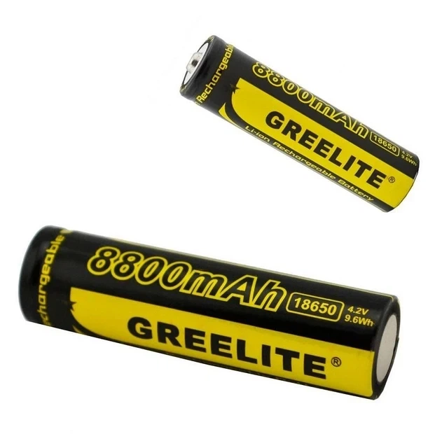 Літієвий Li-Ion акумулятор BATTERY 18650 Black Greelite 8800 мА·год 4454 - зображення 7