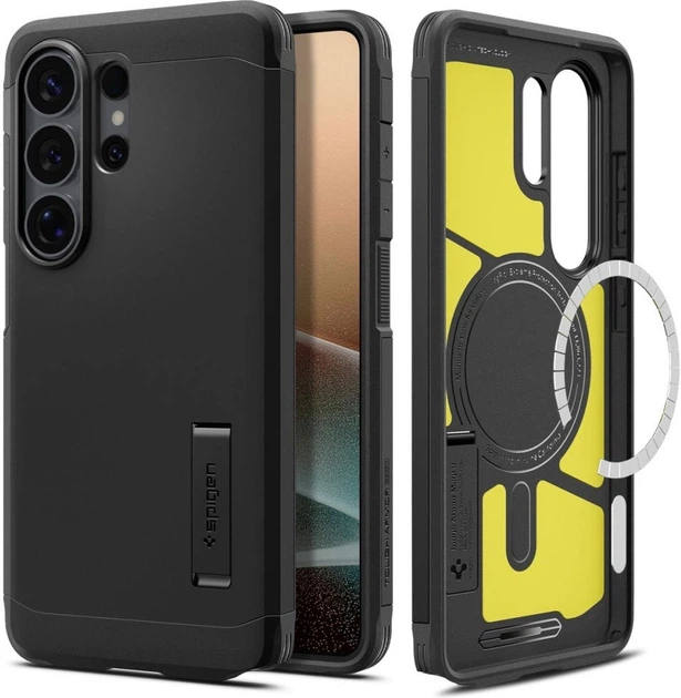 Чохол Spigen Tough Armor Mag MagSafe Case для Samsung Galaxy S26 Ultra Black (ACS10684) - зображення 2