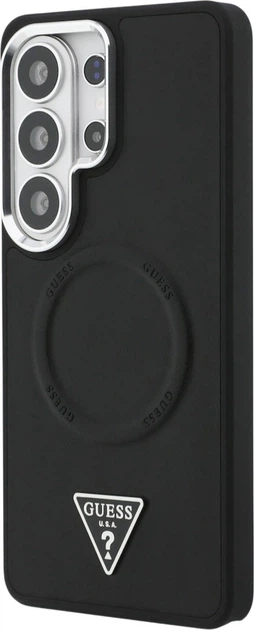 Панель Guess Embossed Ring Triangle Logo MagSafe для Samsung Galaxy S26 Ultra Black (3666339613877) - зображення 2