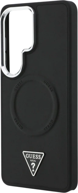 Панель Guess Embossed Ring Triangle Logo MagSafe для Samsung Galaxy S26 Ultra Black (3666339613877) - зображення 6