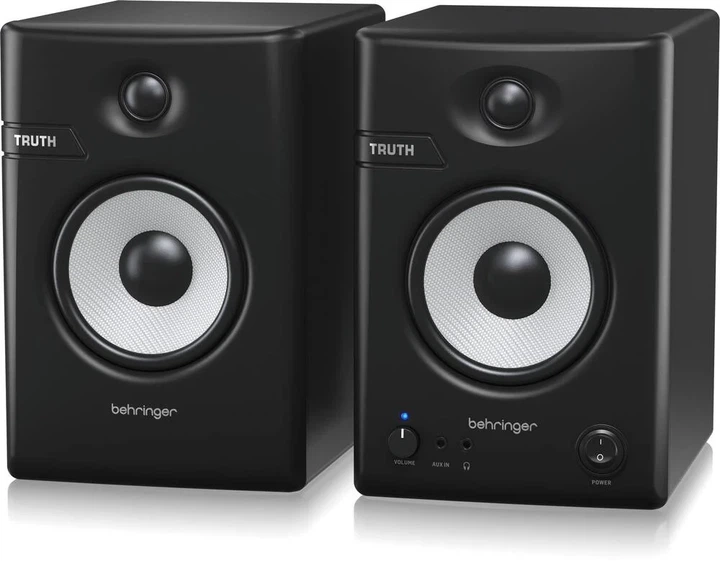 Aktywne monitory studyjne Behringer TRUTH 4.5 BT-WH 32 W Czarne em5609 (4033653232371) - obraz 2