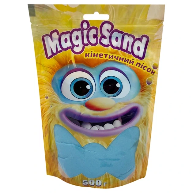 Креативна творчість "Кінетичний пісок Magic sand" 39403-3 блакитний 500 грам - Фото 1 Креативна творчість "Кінетичний пісок Magic sand" 39403-3 блакитний 500 грам - изображение 1
