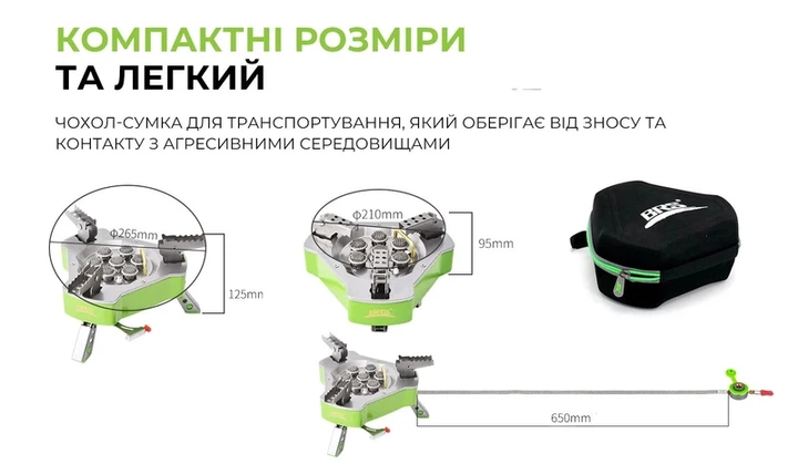 Газовий пальник BRS-71 - зображення 14