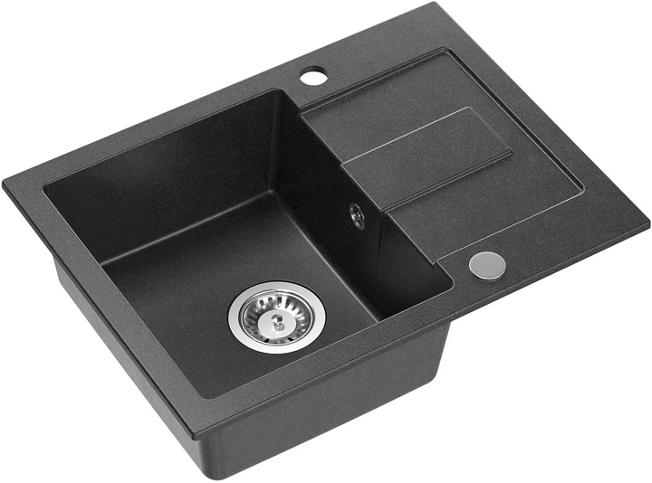 Кухонна мийка Kernau KGS K 4560 1B1D Black Metallic - зображення 2