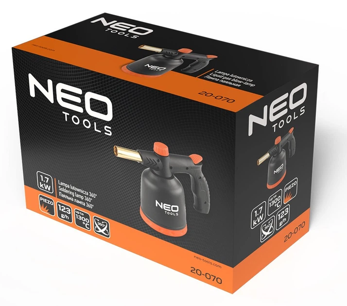 Lampa lutownicza gazowa NEO Tools 20-070 (5906692022021) - obraz 8
