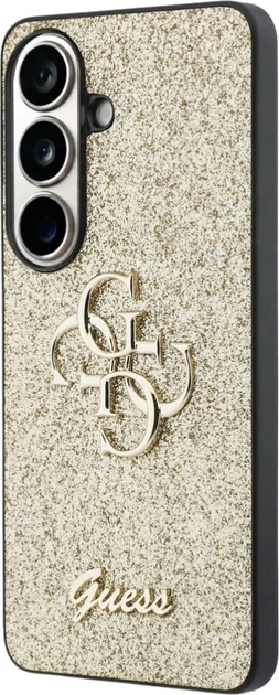 Панель Guess Fixed Glitter Big 4G Metal Logo для Samsung Galaxy S26 Gold (3666339613945) - зображення 2
