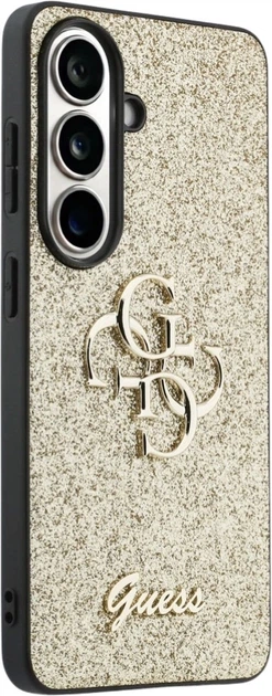 Панель Guess Fixed Glitter Big 4G Metal Logo для Samsung Galaxy S26 Gold (3666339613945) - зображення 4