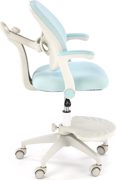 Офісне крісло Halmar Panco обертове Синє (5905248131651) - зображення 6