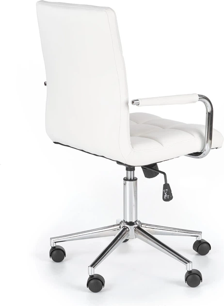 Fotel biurowy Halmar Gonzo 2 Biały (5905248123007) - obraz 2