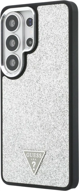 Панель Guess Fixed Glitter Triangle MagSafe для Samsung Galaxy S26 Ultra Silver (3666339613563) - зображення 2