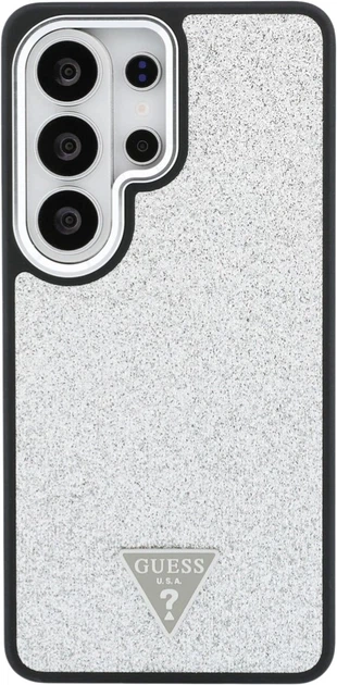 Панель Guess Fixed Glitter Triangle MagSafe для Samsung Galaxy S26 Ultra Silver (3666339613563) - зображення 3