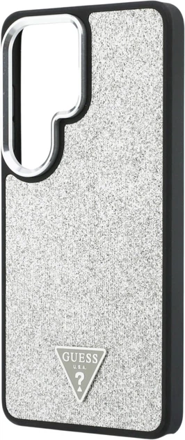 Панель Guess Fixed Glitter Triangle MagSafe для Samsung Galaxy S26 Ultra Silver (3666339613563) - зображення 6