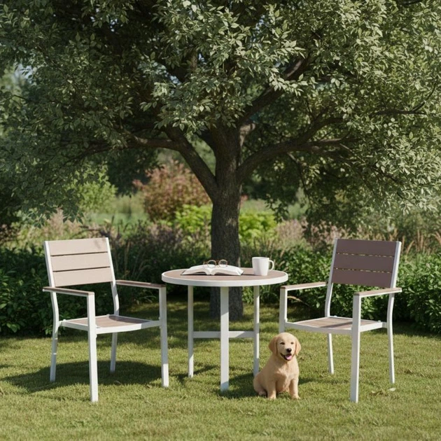 Zestaw krzeseł ogrodowych ModernHome by Multistore YC-051KD-3-5 - obraz 6