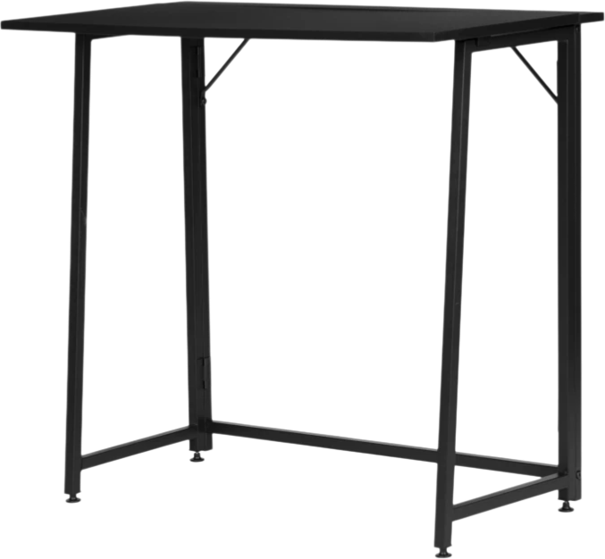 Stolik do laptopa ModernHome by Multistore składany 80 x 45 cm Czarny TH-FD-1 (5905817010967) - obraz 3