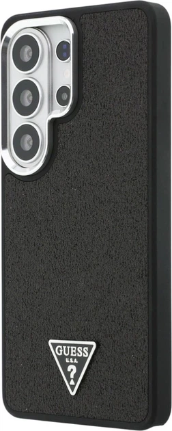 Панель Guess Fixed Glitter Triangle MagSafe для Samsung Galaxy S26 Ultra Black (3666339613532) - зображення 2