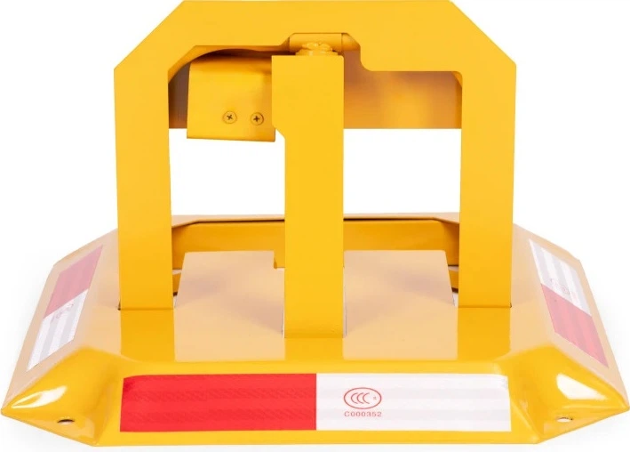 Блокада паркувальна ModernHome by Multistore складана зі світловідбиваючими смугами на ключ 30 см (DNPL-007) - зображення 2