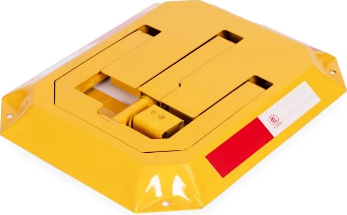 Блокада паркувальна ModernHome by Multistore складана зі світловідбиваючими смугами на ключ 30 см (DNPL-007) - зображення 4