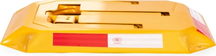 Блокада паркувальна ModernHome by Multistore складана зі світловідбиваючими смугами на ключ 30 см (DNPL-007) - зображення 5