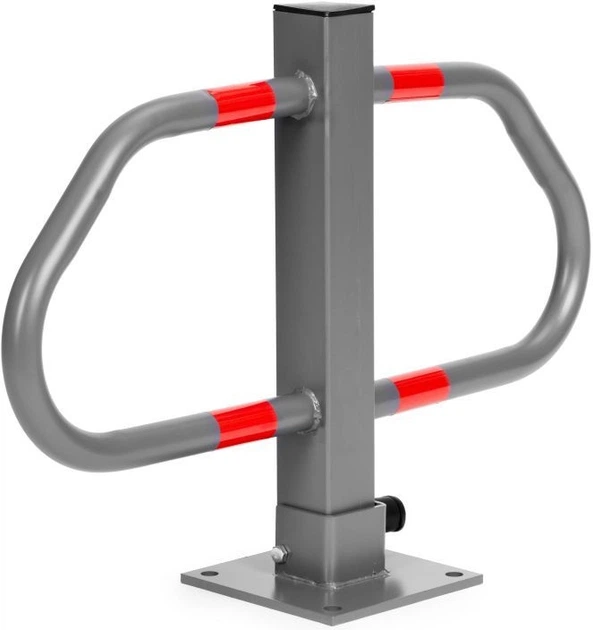 Блокада паркувальна ModernHome by Multistore складана зі світловідбиваючими смугами на ключ 50 см (DNPL-006) - зображення 2