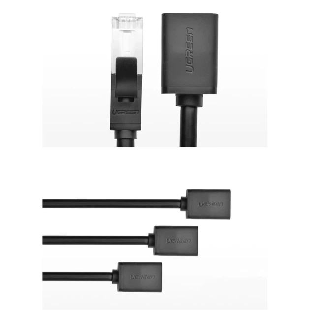 Кабель Ugreen Ethernet RJ45 Cat 6 FTP 1000Mbps 2m Black (6957303882816) - Фото 9 Кабель Ugreen Ethernet RJ45 Cat 6 FTP 1000Mbps 2m Black (6957303882816) - изображение 9