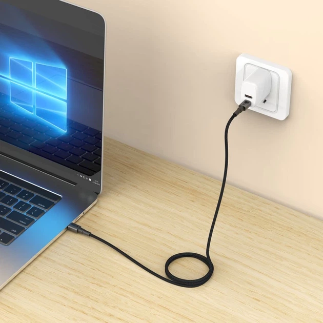 Кабель Tech-Protect Ultraboost DNA USB-C to USB-C 100W 2 m Iron Grey (5906302380831) - зображення 7