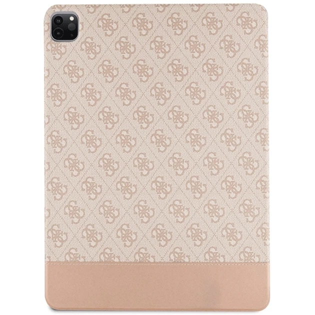 Чехол Guess 4G Stripe Allover для iPad Pro 12.9" (2018/2020/2021/2022) Pink (GUFCP12PS4SGP) - изображение 2
