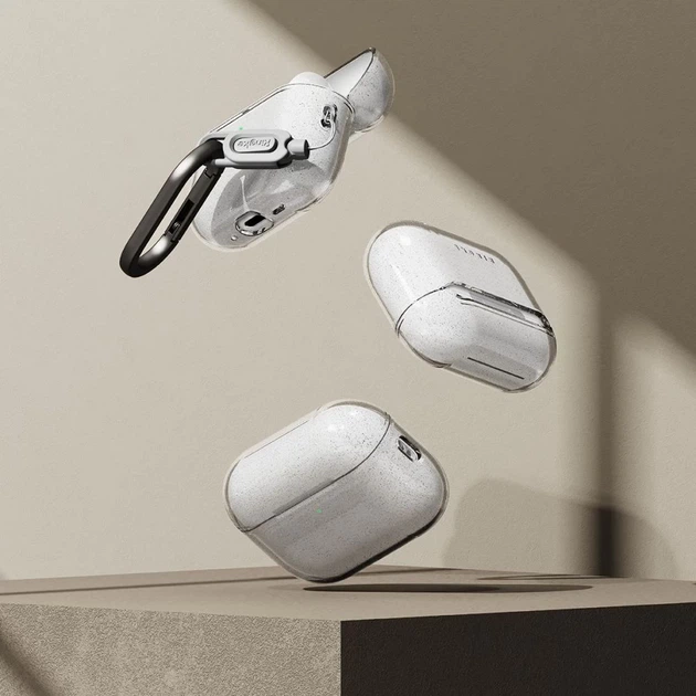 Чохол для навушників Ringke Air для AirPods Pro 3 Glitter Clear (8800293859352) - зображення 4
