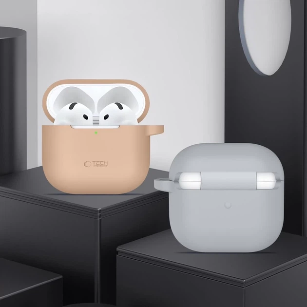 Чехол для наушников Tech-Protect Silicone Hook для AirPods 4 Black (5906302370047) - Фото 3 Чехол для наушников Tech-Protect Silicone Hook для AirPods 4 Black (5906302370047) - изображение 3
