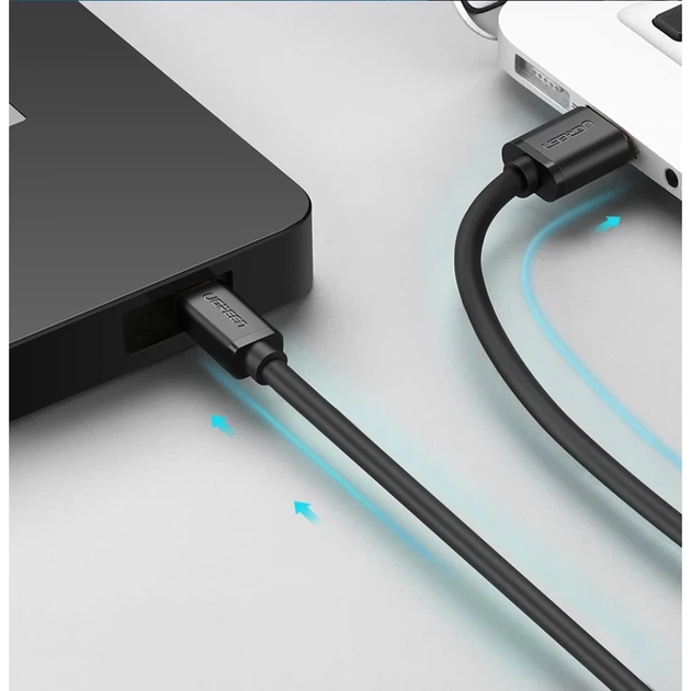 Кабель Ugreen USB-A to Mini USB 3m Black (6957303813865) - зображення 4