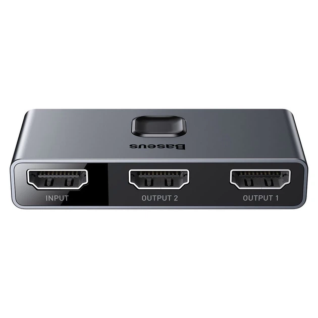 Разветвитель Baseus Matrix 2-in-1 HDMI to 2xHDMI Space Grey (CAHUB-BC0G) - изображение 5